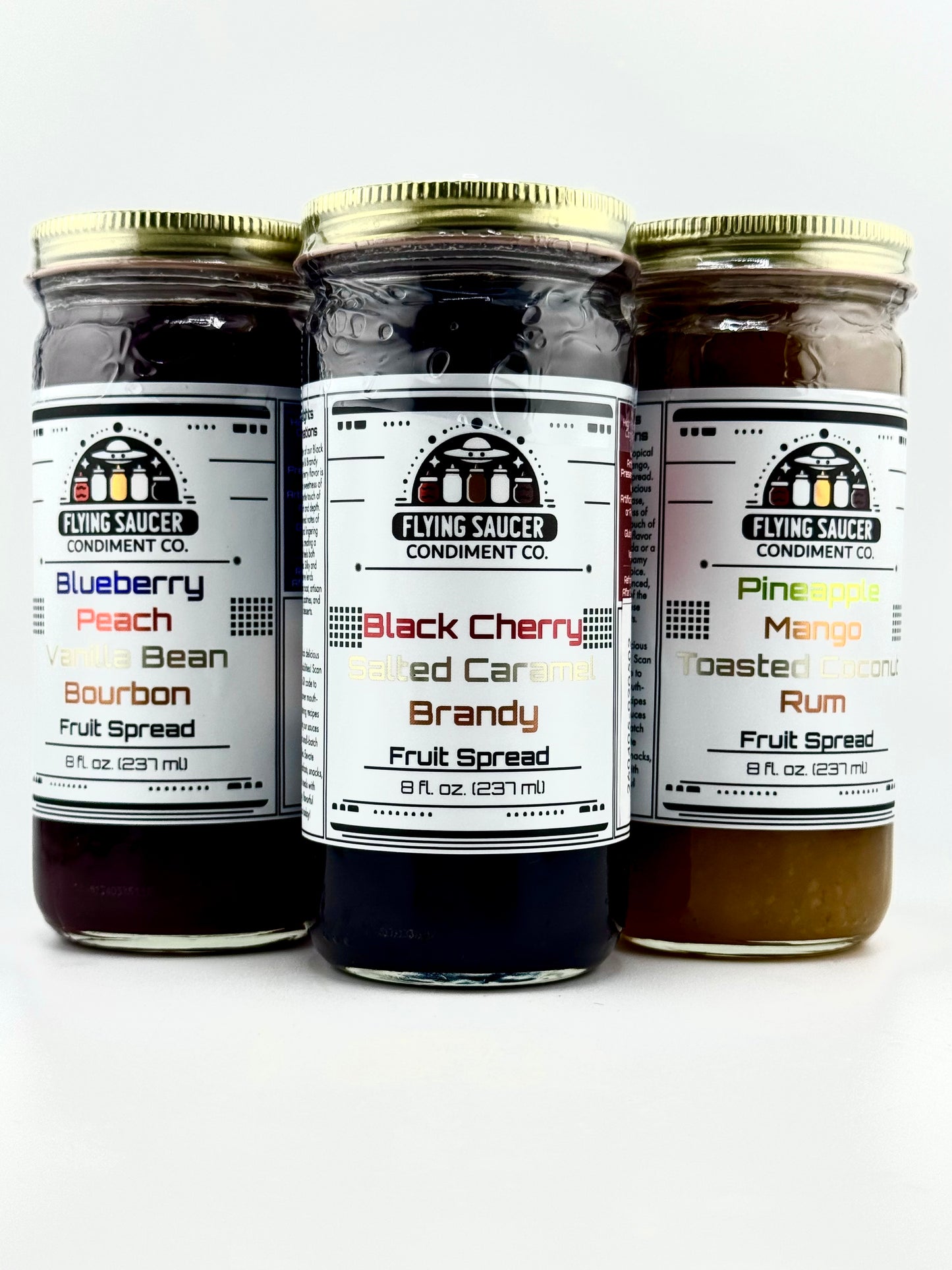 08 - Flying Saucer Fruit Spread Trio