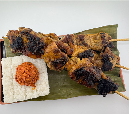 Pineapple Peanut Chicken Satay & Kiribath