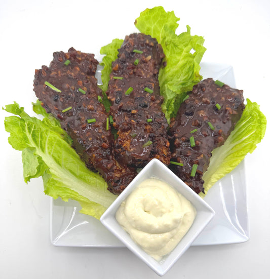 Pecan‑Crusted Blueberry Mustard Chicken Tenders
